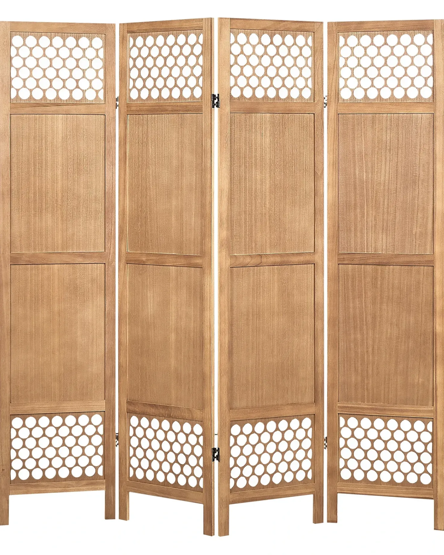 4 panelers rumdeler CERTOSA Lysebrun 163 cm 170 cm