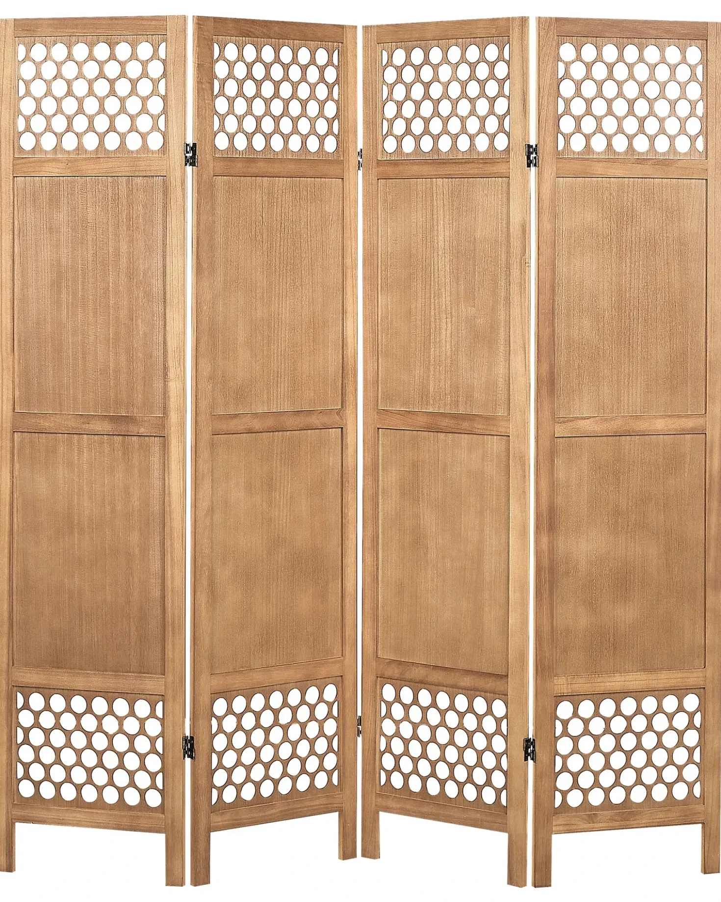 4 panelers rumdeler CERTOSA Lysebrun 163 cm 170 cm