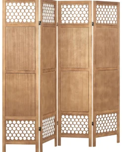 4 panelers rumdeler CERTOSA Lysebrun 163 cm 170 cm