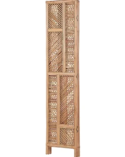 3 panelers rumdeler LAMEZIA Lysebrun 117 cm 180 cm
