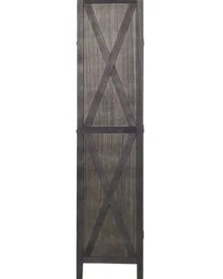 4 panelers rumdeler RIDANNA Mørkebrun 163 cm 170 cm