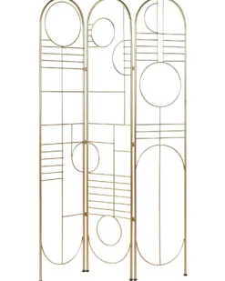 3 panelers rumdeler TURANIA Guld 100 cm 170 cm