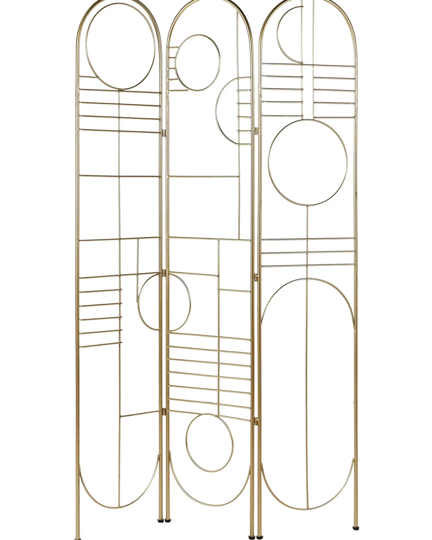 3 panelers rumdeler TURANIA Guld 100 cm 170 cm