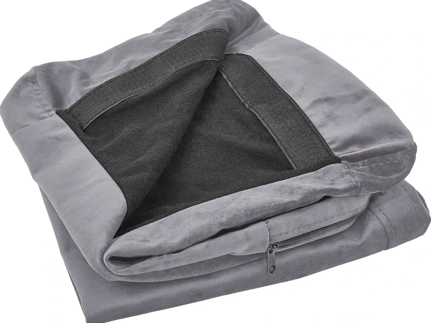 2 pers. sofaovertræk BERNES Velour Grå