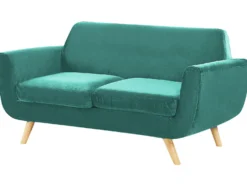 2 pers. sofaovertræk BERNES Velour Grøn
