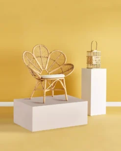 Påfuglestol FLORENTINE Rattan Naturlig