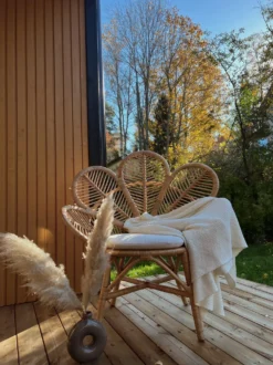 Påfuglestol FLORENTINE Rattan Naturlig