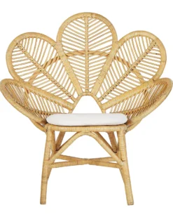 Påfuglestol FLORENTINE Rattan Naturlig