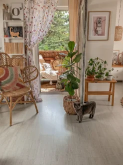 Påfuglestol FLORENTINE Rattan Naturlig