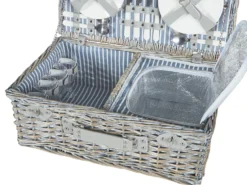 Picnic-kurv FIGUE Flet Grå