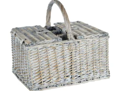 Picnic-kurv GROSEILLE Flet Grå