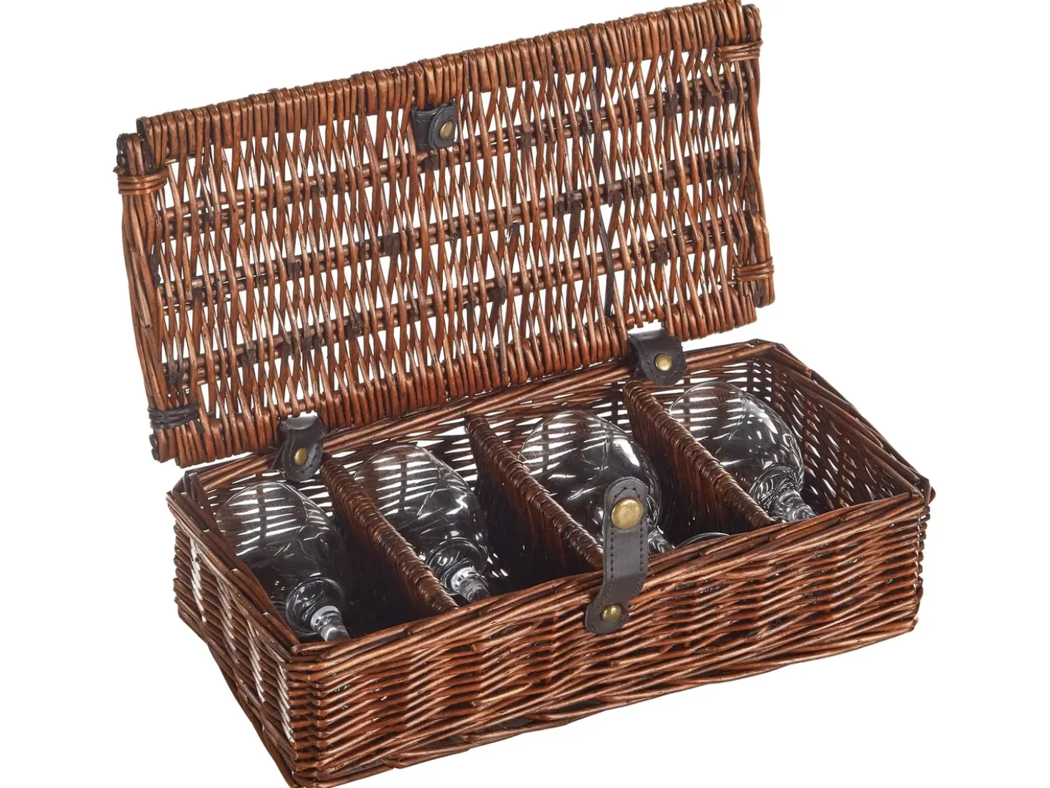Picnic-kurv PRUNEAU Flet Brun