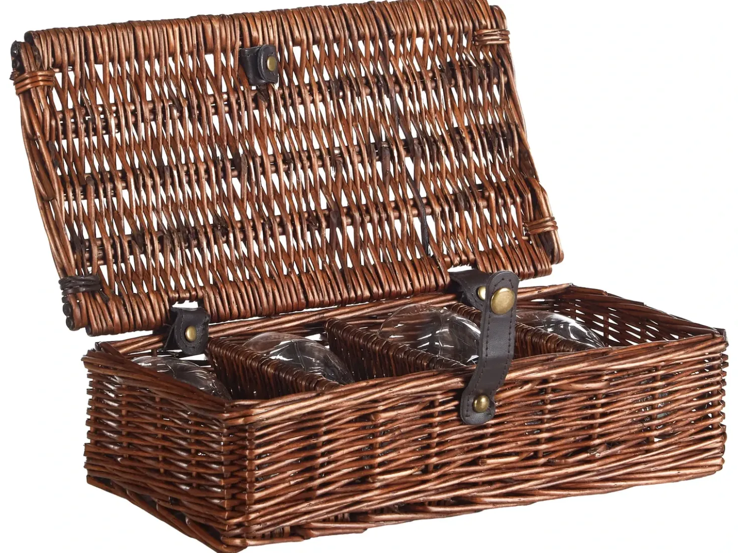Picnic-kurv PRUNEAU Flet Brun