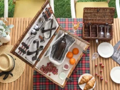 Picnic-kurv PRUNEAU Flet Brun