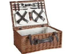 Picnic-kurv PRUNEAU Flet Brun