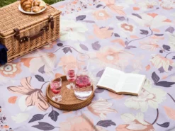 Picnic tæppe TUFKI 200 x 200 cm Purpur