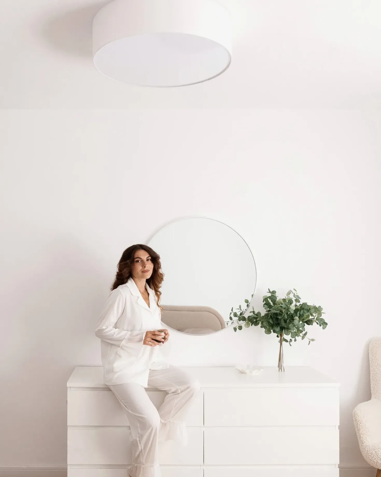 Plafond MAGNO Hvid