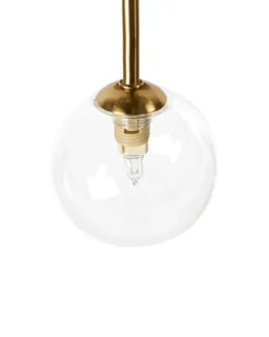 Plafond MARICAO Glas Messing