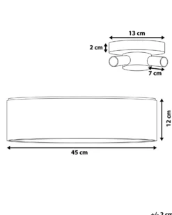 Plafond RENA Sort