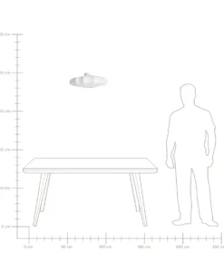 Plafond UMCHABEZI Hvid