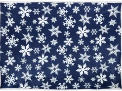 Plaid ANISE 150 x 200 cm Mørkeblå