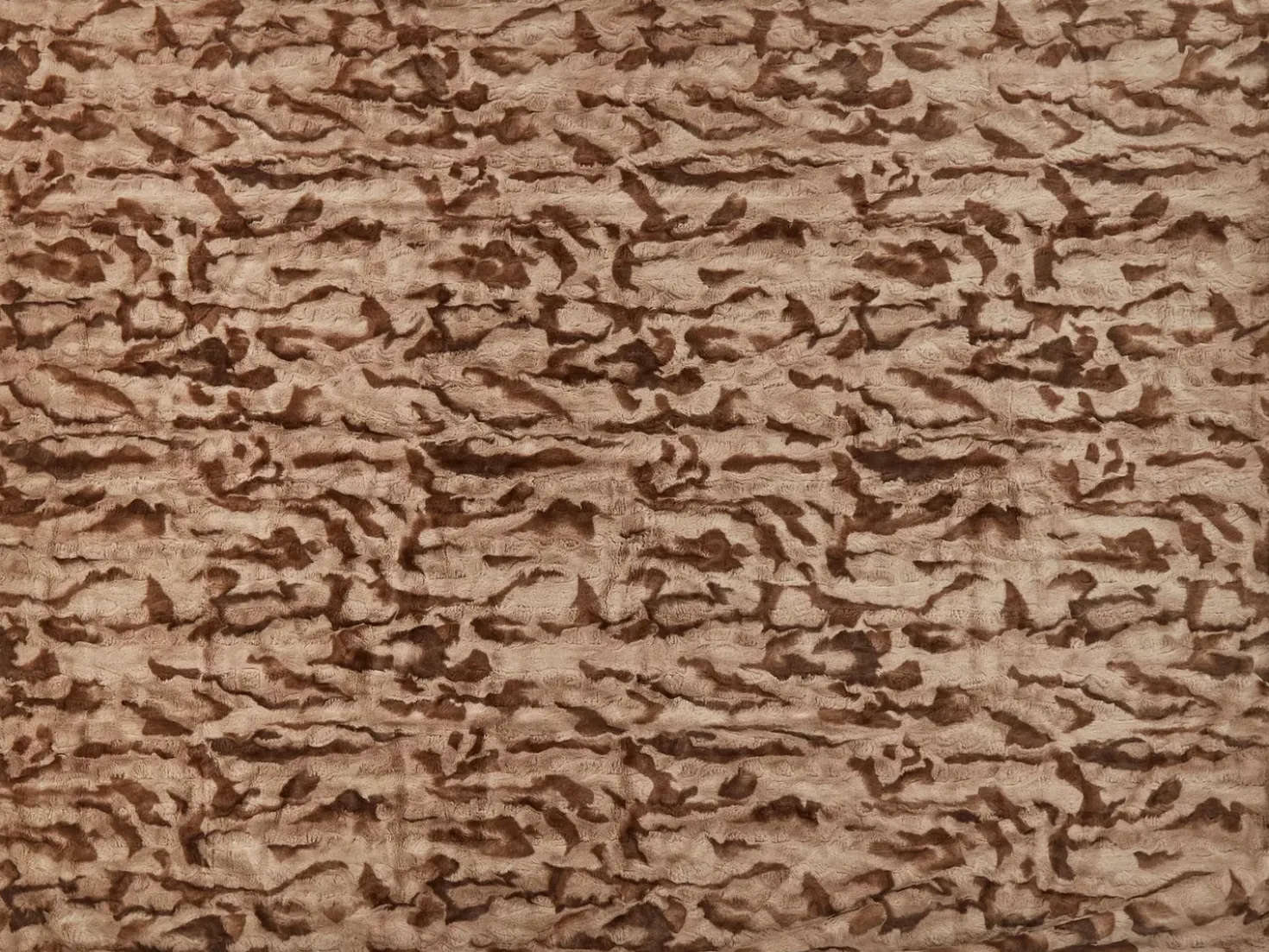 Plaid BAKIRA Kunstig pels 150 x 200 cm Brun