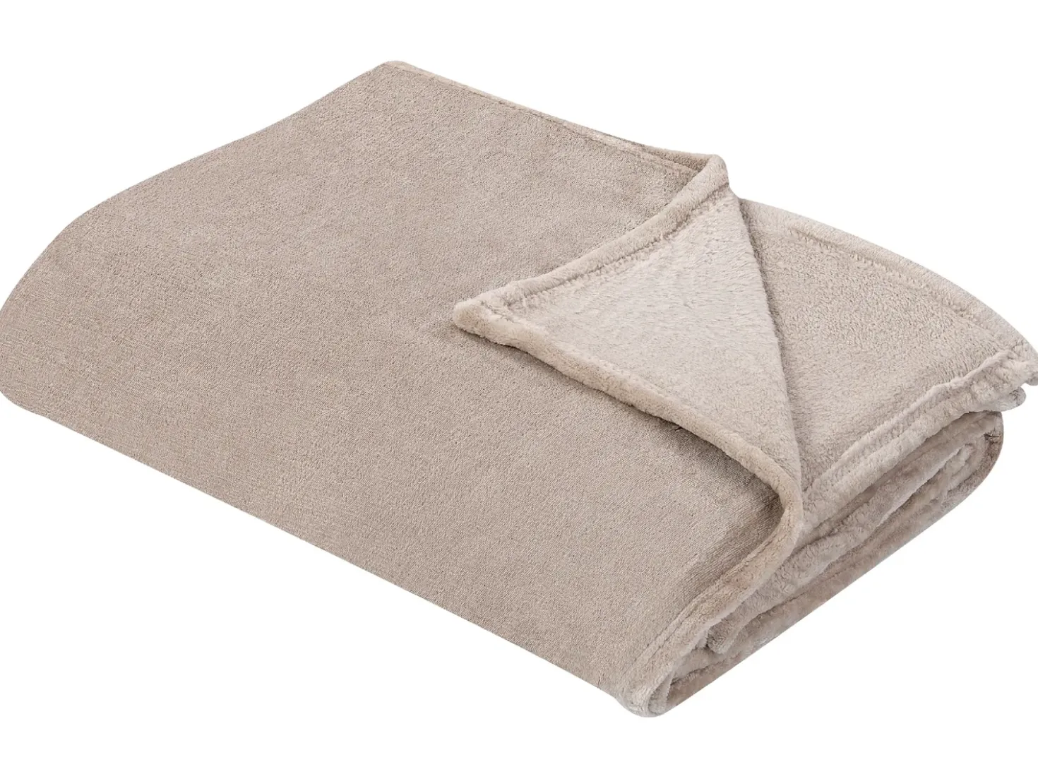 Plaid BAYBURT 150 x 200 cm Beige