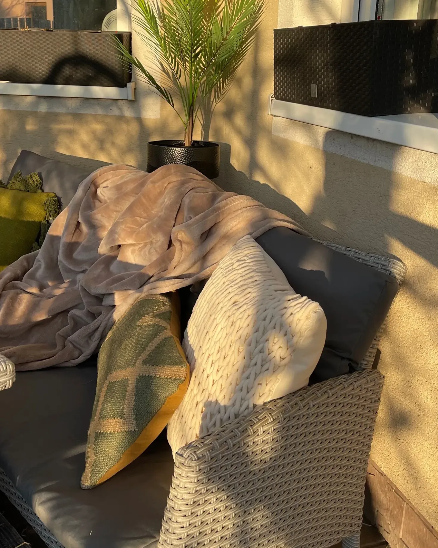 Plaid BAYBURT 200 x 220 cm Sand Beige