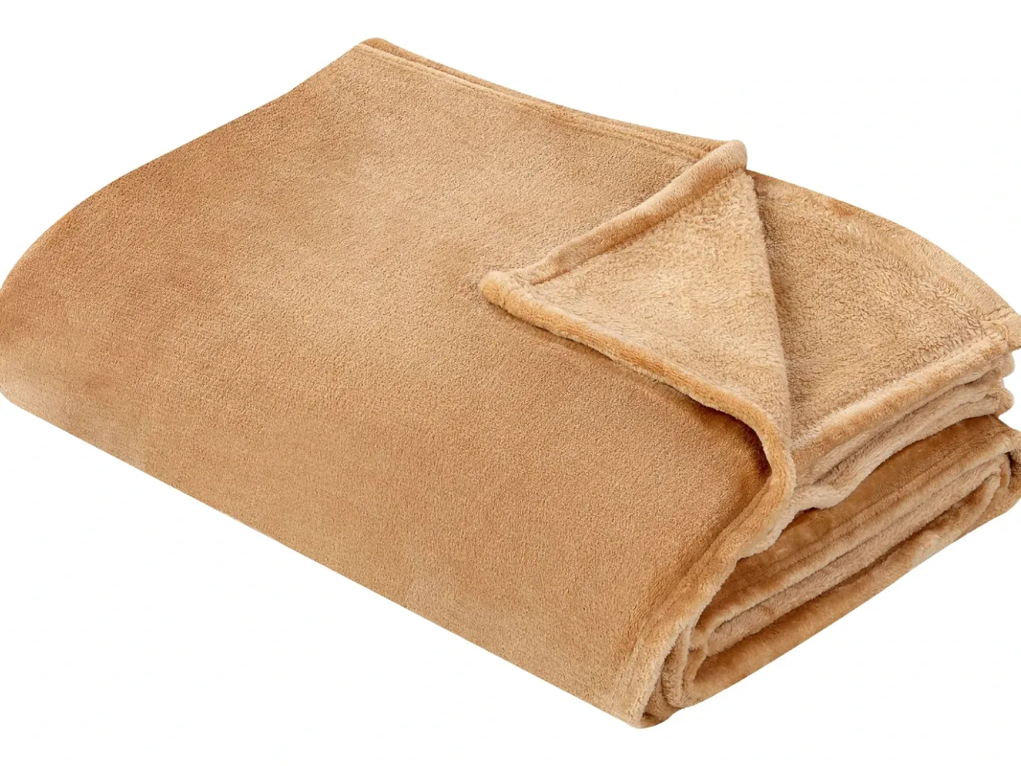 Plaid BAYBURT 200 x 220 cm Sand Beige