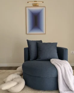 Plaid BJAS 200 x 220 cm Hvid