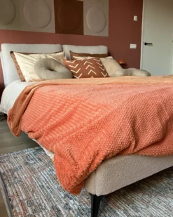Plaid BJAS 200 x 220 cm Orange