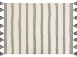 Plaid CAYIR Bomuld 130 x 170 cm Beige