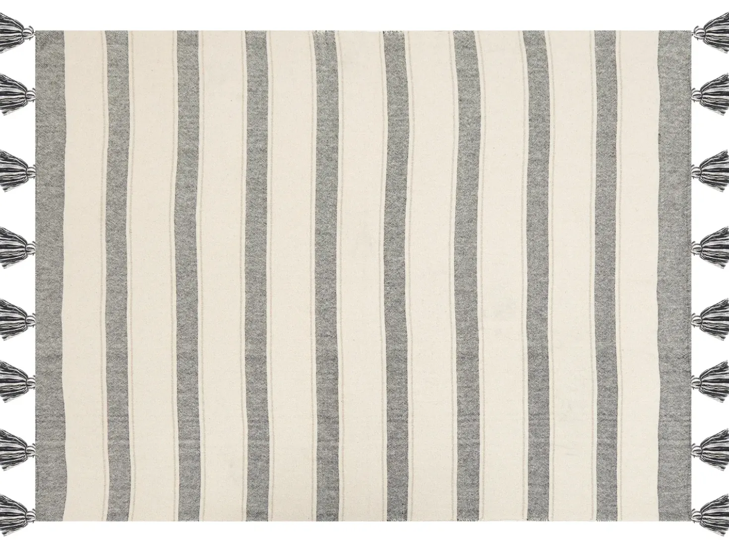 Plaid CAYIR Bomuld 130 x 170 cm Beige