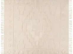 Plaid CHACK Bomuld 200 x 220 cm Beige