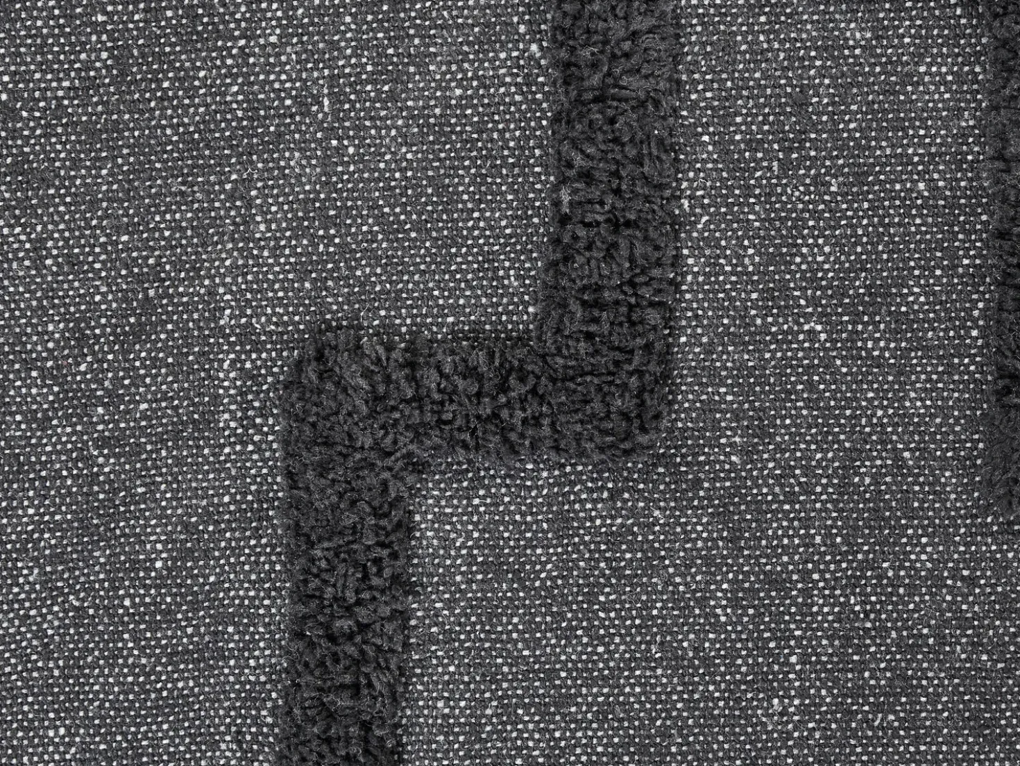 Plaid CHACK Bomuld 220 x 240 cm Mørkegrå