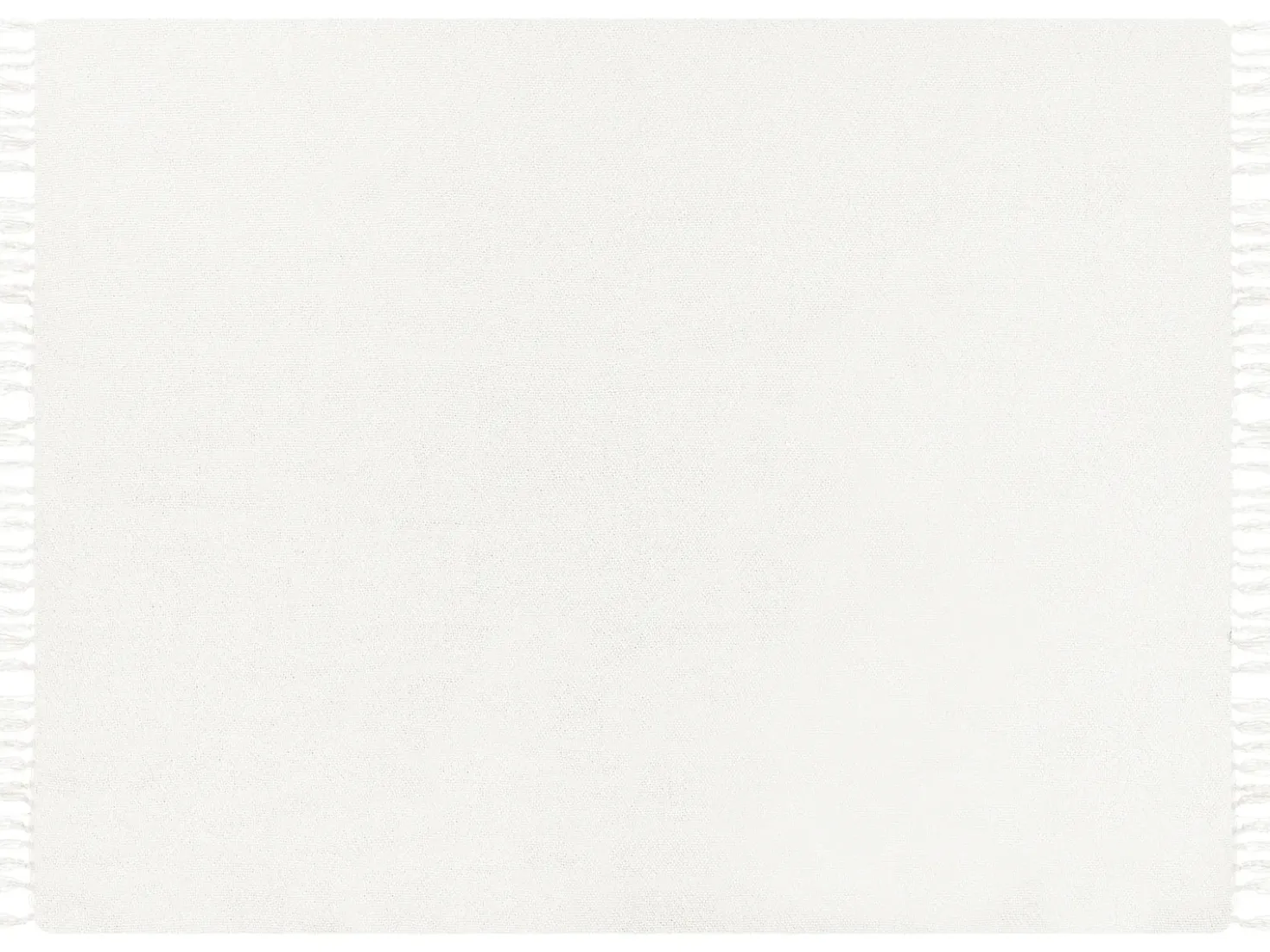 Plaid CHAOHANI 150 x 200 cm Cremehvid