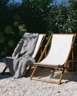 Plaid CHYAMA Bomuld 220 x 240 cm Sort