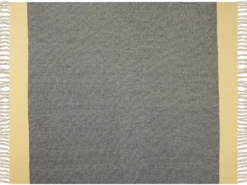 Plaid LAPU Bomuld 125 x 150 cm Sennepsgul