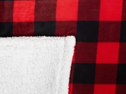 Plaid LIQUORICE 150 x 200 cm Rød