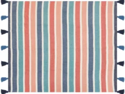 Plaid SENBUK 130 x 150 cm Multifarvet