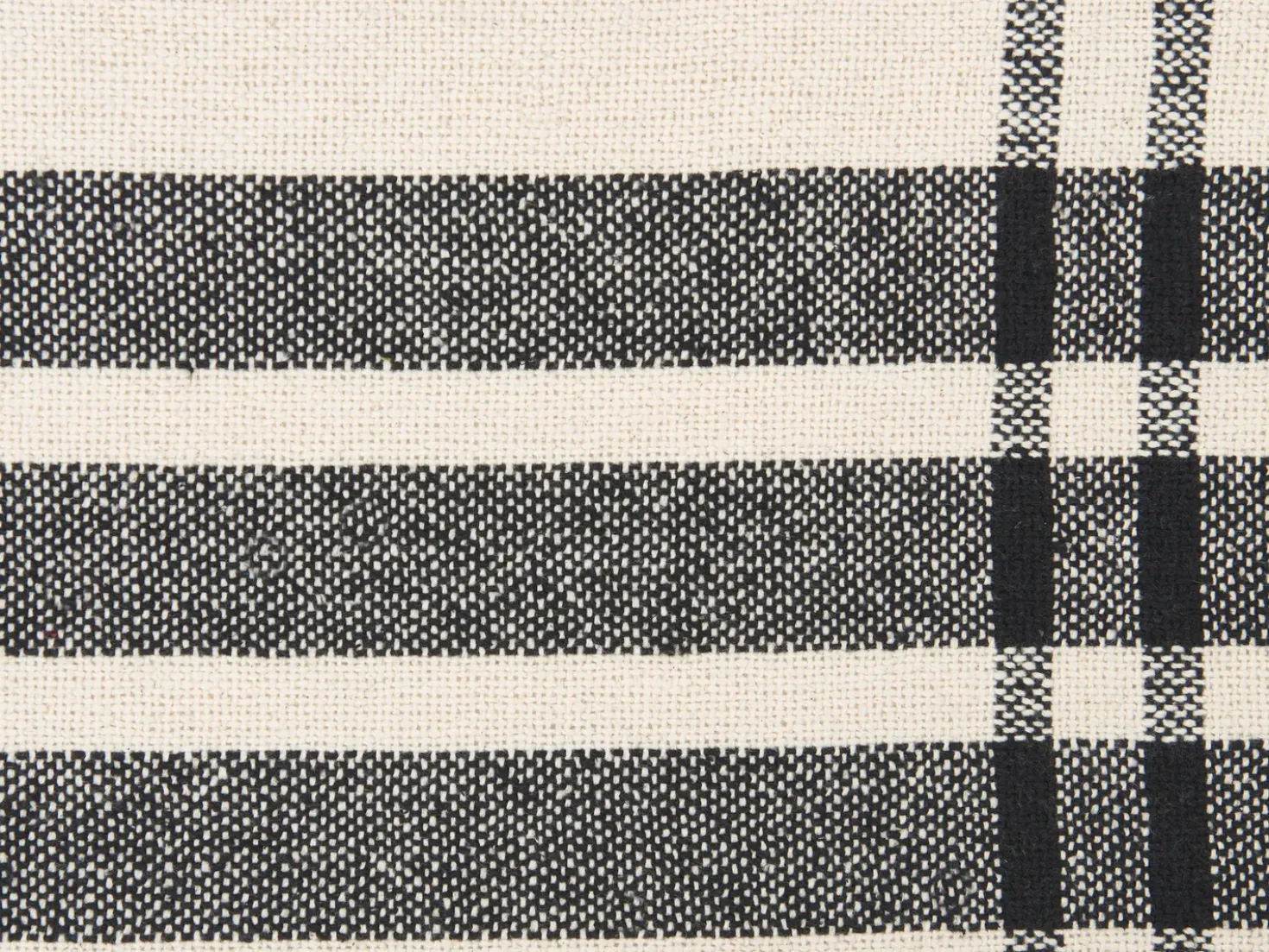 Plaid YUVALI Bomuld 130 x 170 cm Hvid