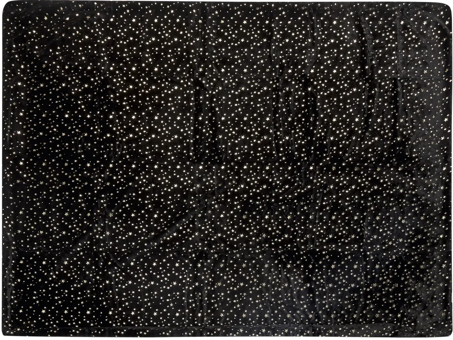 Plaid ALAZEYA 130 x 180 cm Sort