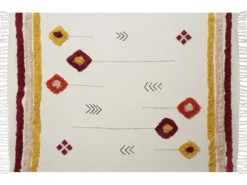 Plaid AMROHA Bomuld 130 x 180 cm Multifarvet