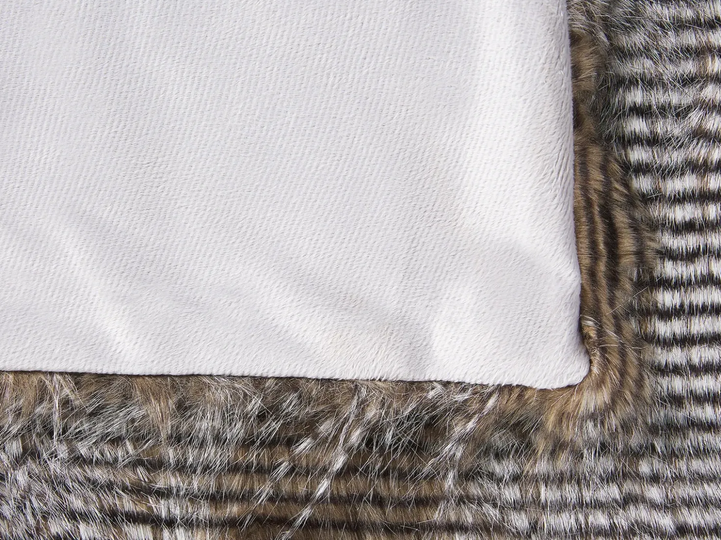 Plaid ASDAD 180 x 220 cm Brun