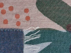 Plaid BAIDI 130 x 170 cm Multifarvet