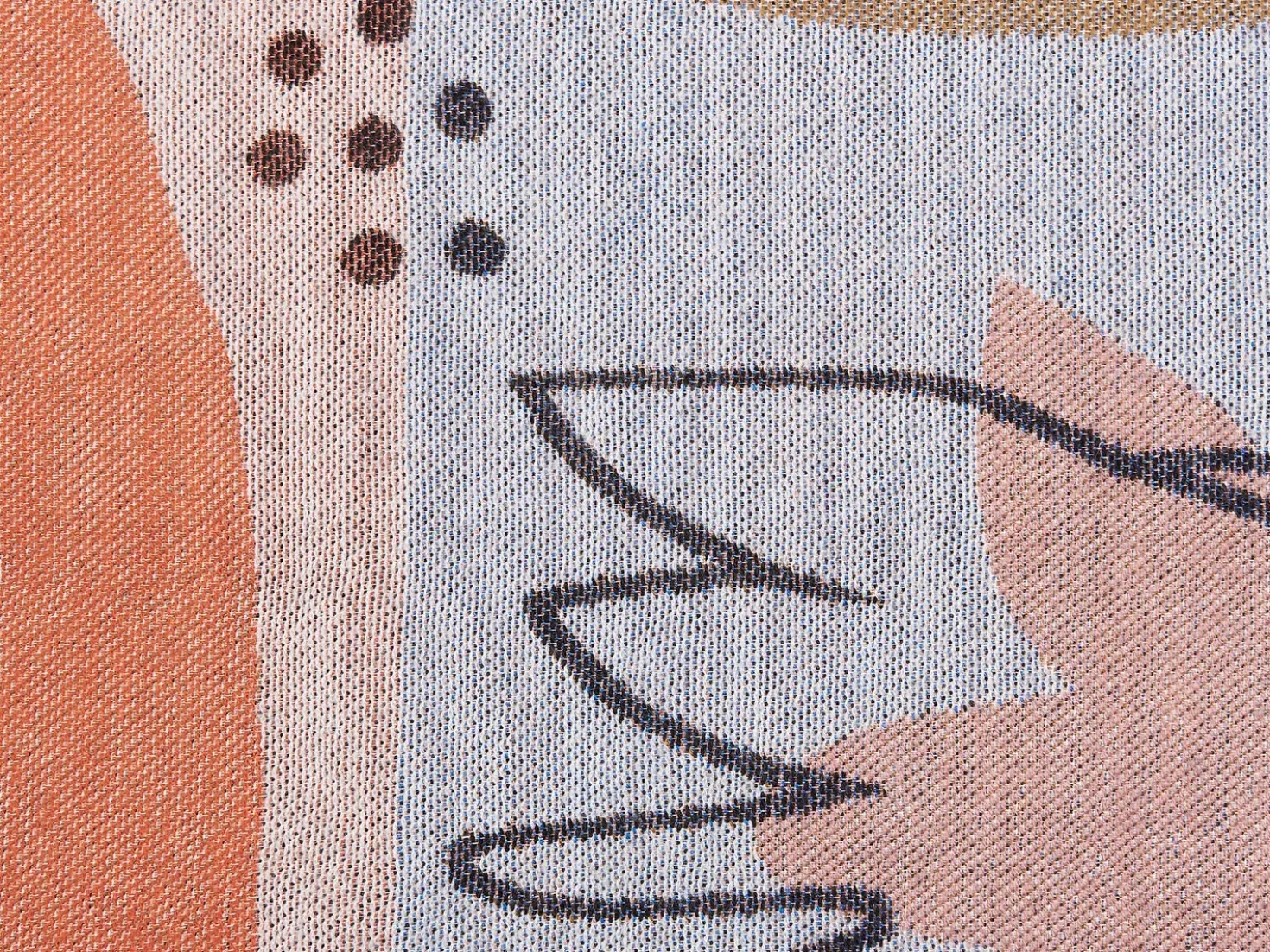 Plaid BAIDI 130 x 170 cm Multifarvet
