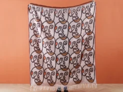 Plaid BARBOT 130 x 170 cm Multifarvet