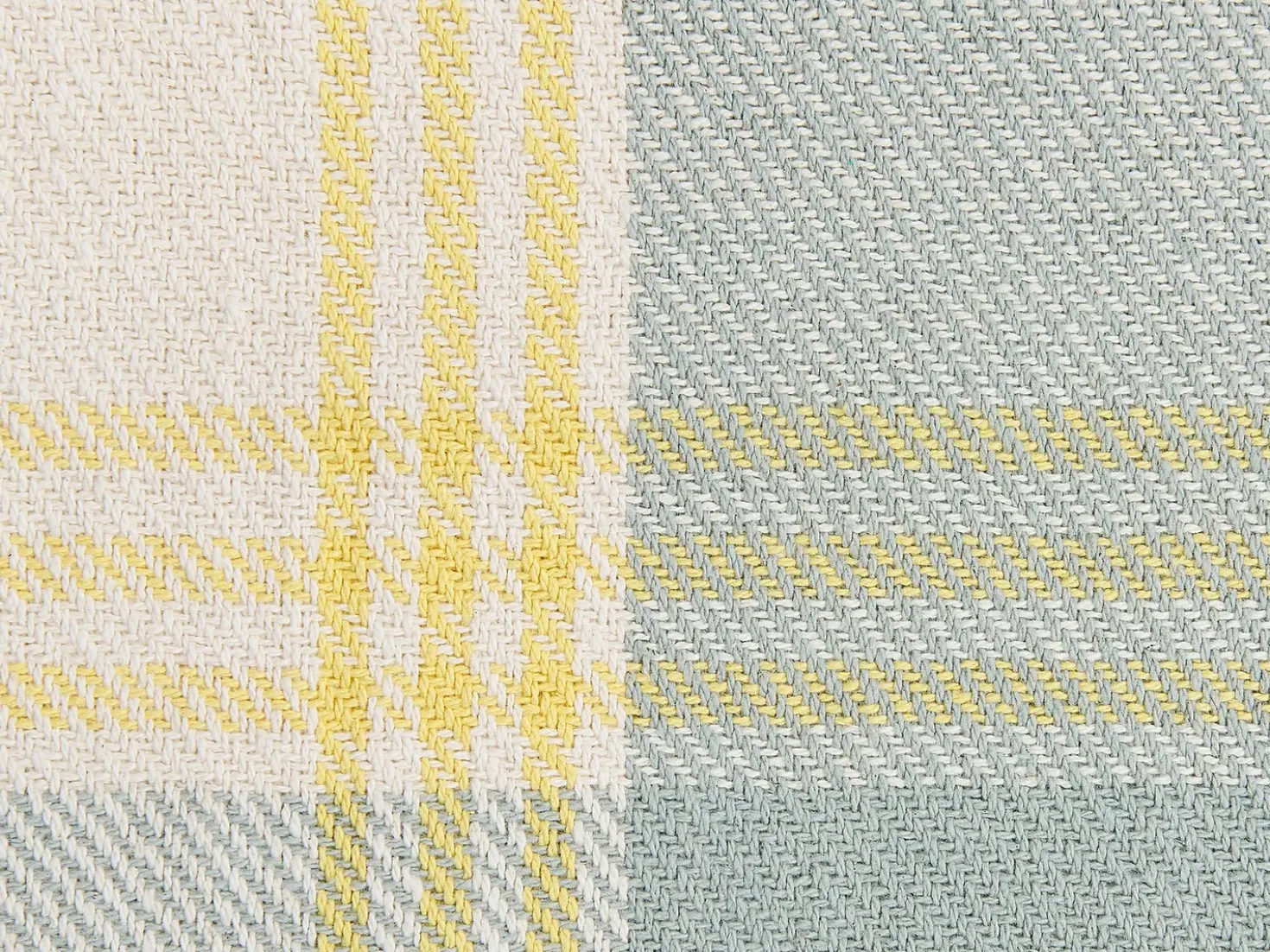 Plaid BETALI Bomuld 125 x 150 cm Gul