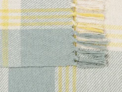 Plaid BETALI Bomuld 125 x 150 cm Gul