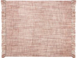 Plaid DEURALI 125 x 150 cm Brun
